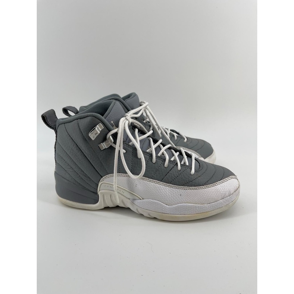 Air Jordan 12 Retro GS Stealth 153265-015 Size 6.5y / Womens Size 37.5 Shoes